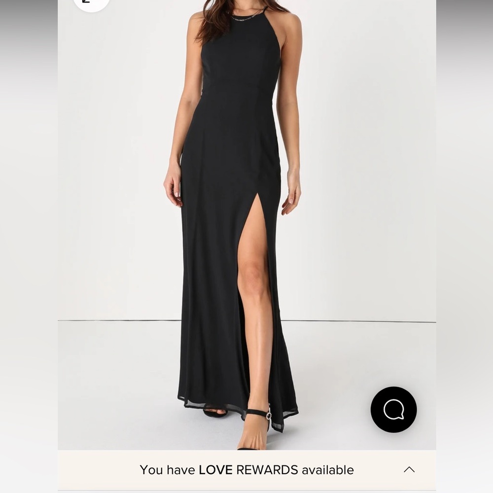 Elegant Standard Black Backless Maxi Dress
Lulus